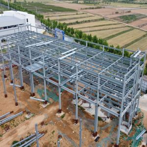 Large Span Prefabricated Steel Building with Indoor Office