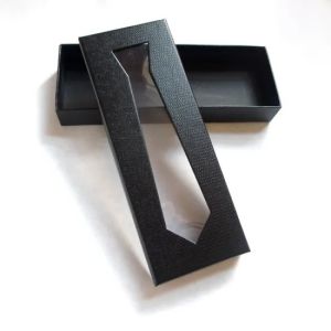 Biodegradable Black 450gsm Electronics Packing Boxes For Neck Tie