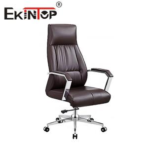 China Luxury Executive Leather Chair Height Adjustable Upholstery Leather Office Chairs wholesale