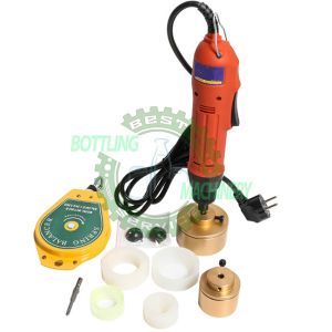 China Hand-Held Electric / Pneumatic Screw Capper For Mineral Water Bottling Machine on sale