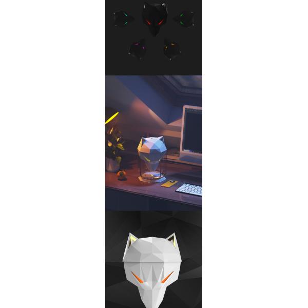 HOMEFISH 600ML Warwolf Big Capacity Air Aroma Diffuser Continuous Mist