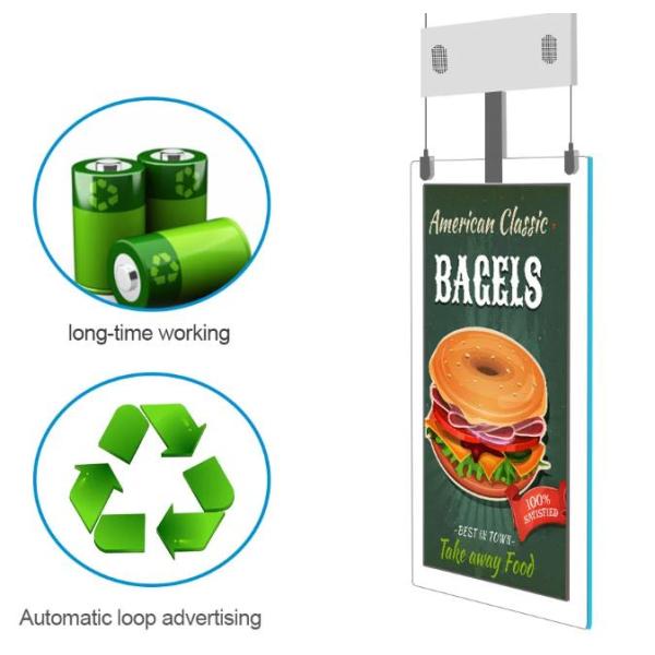 Ceiling Hanging 500cd/m2 1920*1080 49" Digital LCD Signage