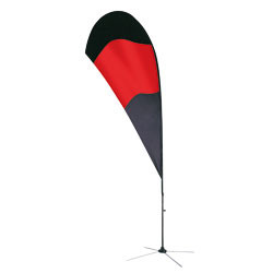 Outdoor Advertising Teardrop Flag Banner with Kits