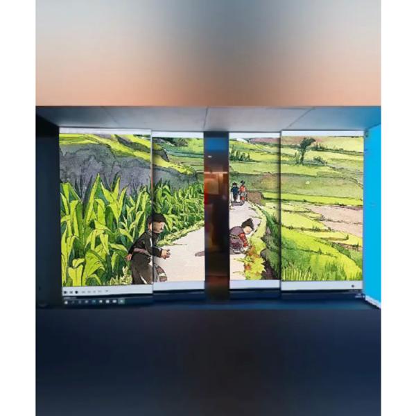 Quality Indoor Plug Door Sliding LED Screen Aluminum Alloy for sale