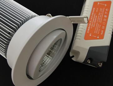 Quality COB LED downlight 10W with dimmable led driver for sale