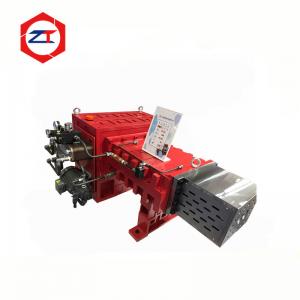 China Twin Screw Machine Speed Reducer Gearbox , Red Industrial Planetary Gearbox Masterbatch Manufacturing Machine wholesale