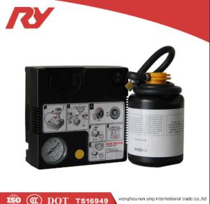 High Pressure Car Tire Inflator 12V 450ml Glue High Accurate Digital Pressure Control
