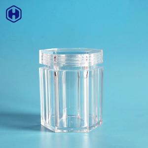China Transparent PS Food Grade Plastic Jars Recyclable Food Sample Containers wholesale