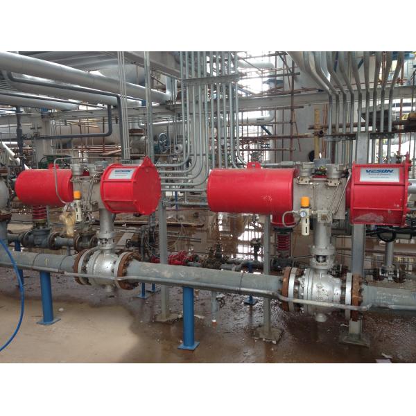 Metal Seated Ball Valves Spring Return Pneumatic Actuator VSF Series