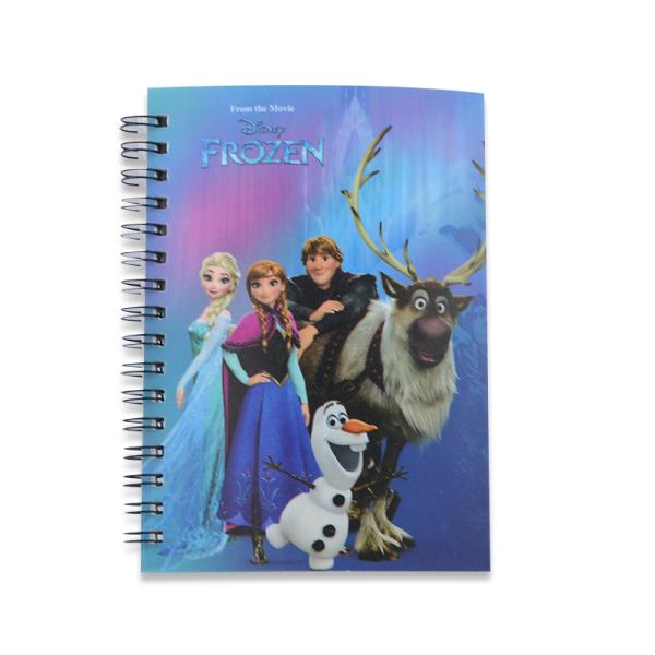 Budget-Friendly A5 Spiral Notebook with Custom Cartoon Print and Spiral Binding