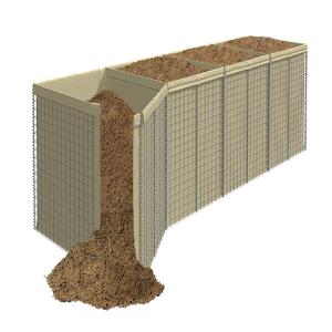 China UV Protecting Perimeter Hesco Bastion Concertainer 4.0mm Wire Gauge wholesale