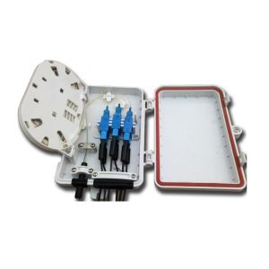 China Wall - mounted 4port FTTH customer terminal box with SC Adapters wholesale