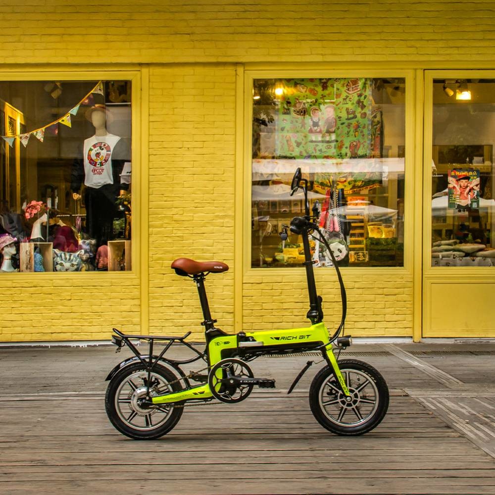 Rich Bit Top 619 E Bike Folding Mini Electric Bike 250w 10Ah Integrated Frame