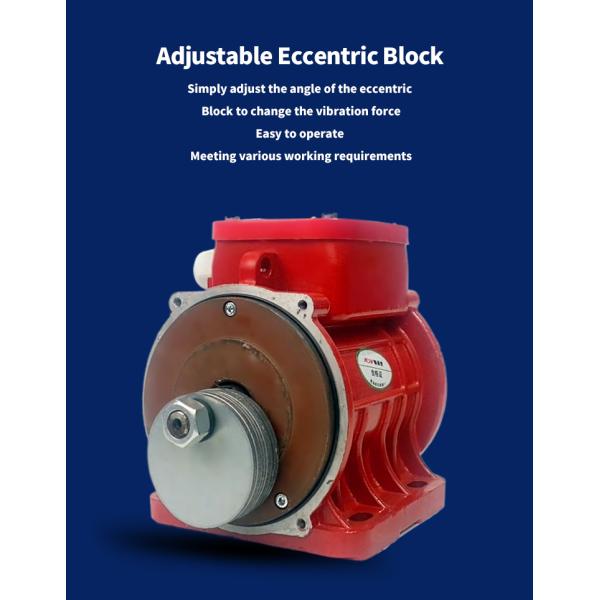 220V Concrete Vibrator Motor 3000rpm 2KN Force for Batching Plant