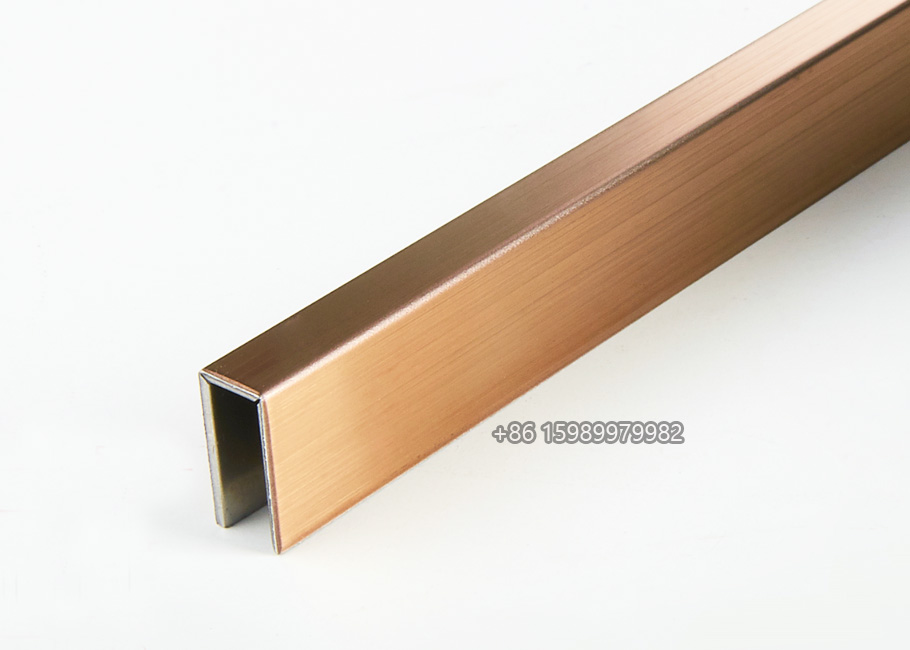 stainless steel u channel trim 10x5x10mm