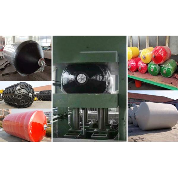 Polyurethane Cover Floating Foam Fender 2.0*3.5M Marine Safety For Dock Port