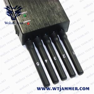 Lightweight 5 Antenna 15m 1.5W Portable Gps Jammer