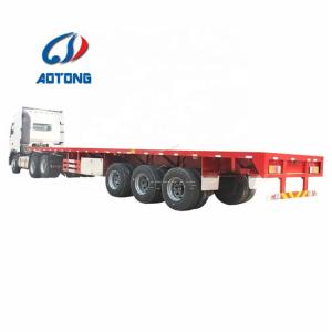 Custom Colors 20-60 Tons 2 3 4 Axles Skeleton Semi Truck Trailer 20ft 40ft Container Chassis Semi Trailer