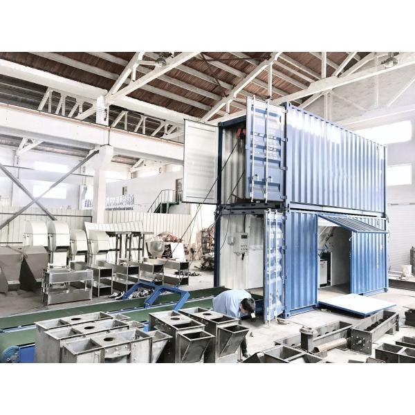 Container Mobile Bagging System Station Automatic Bag Weighing And Filling