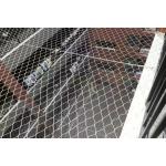 China Oxidized Black Stainless Steel Cable Net 30mm*30mm Steel Wire Rope Net for sale