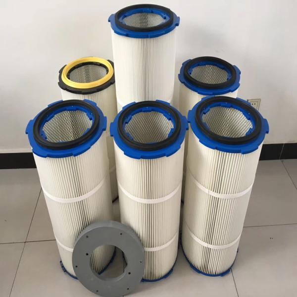 Spray Powder Dust Collector Filter Cartridge Six Ear Quick Release Ptfe Polyester