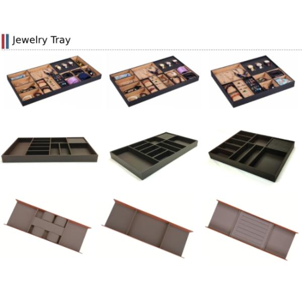 Minimalist Leather Jewelry Organizer Tray Customizable Storage For Wardrobes And Closets