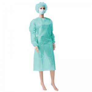 Professional Disposable Isolation Gowns Green Blue Customized
