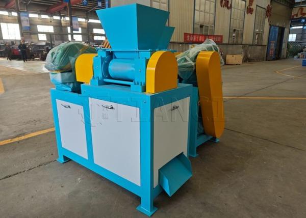 Quality Irregular Particles Ammonium Sulfate Granules Double Roll Extrusion Granulator for sale