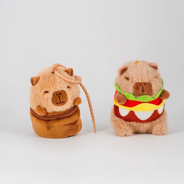 Kawaii Pink Flower Plush Keychain Adorable Floral Stuffed Keyring Toy Customized Size