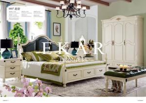 Room Furniture Bedroom Set Latest Wood Double Bed Design With Storage Box