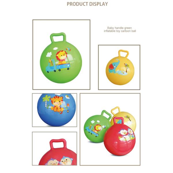 Nontoxic Kids Hopper Ball Rubber Free With Customized Logo Photodegradable