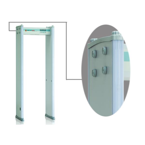 Bank Walk Through Security Metal Detectors Double Infrared Metal Detector Gate