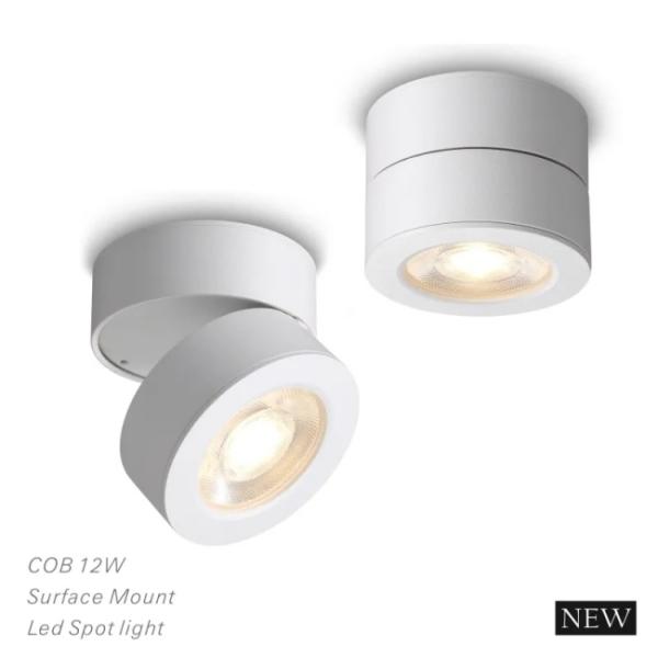 Surface Mounted Led Ceiling Spotlights 360° Rotatable 3000k Led Ceiling Downlight