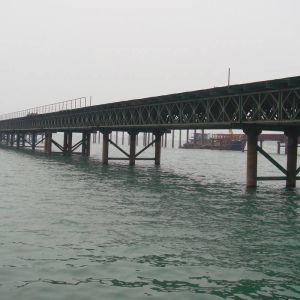 China Steel Lighting Emergency Modular Bridge / Construction Steel Truss Bridge wholesale