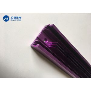Purple anodized custom cnc aluminum parts