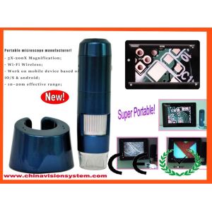 Buy cheap Inernal Battery 5-200X Wifi Wireless Portable Digital Microscope from wholesalers