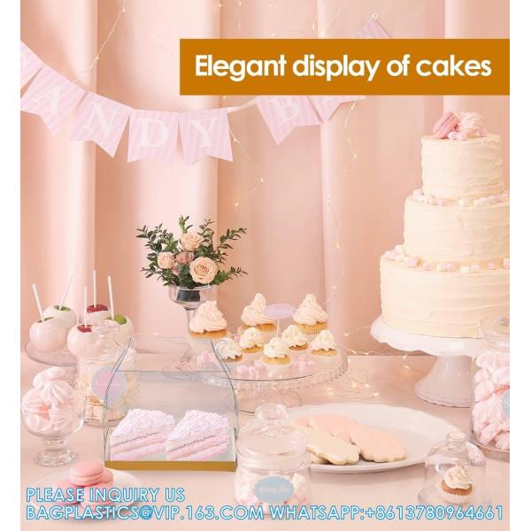 Clear Gable Bakery Gift Boxes With Cardboard, Clear Gable Boxes With Cardboard, Dessert Cookie Pastry Cupcak