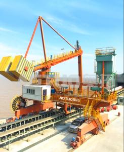 China Mobile Cement Ship Unloader Move In Different Docks Strong Maneuverability wholesale
