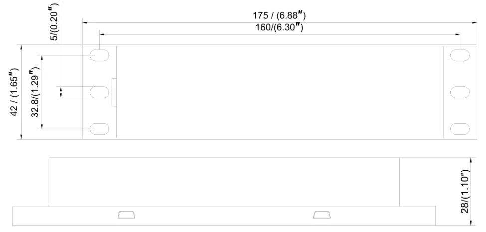 10W 100-277VAC UL924 CSA Li-ion Auto Test 5 Year Warranty Down Light Ceiling Light Panel Light Panic Light Ballast Powerpack for Emergency Case