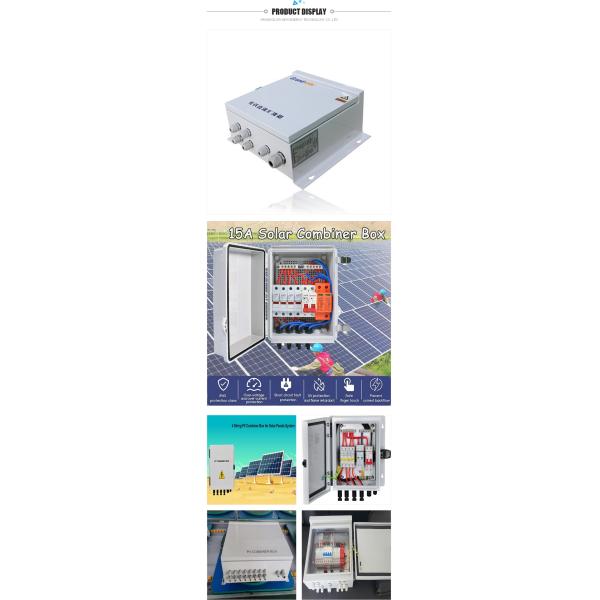 24 in 2out 500vdc String Boxes Longmax Pv Array Combiner Box for On/Off Grid Solar Panel System