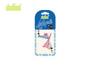 China Small Hanging Paper Air Freshener Perfume Aqua Fragrance for Car wholesale