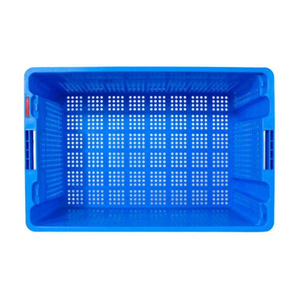 PP Mesh Plastic Dislocation Turnover Basket for Eco-friendly Crate Stacking and Nesting