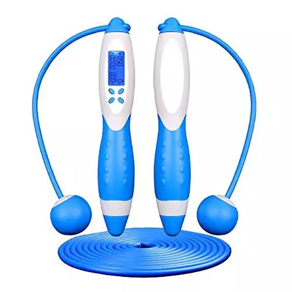Quality Adjustable Calorie Counter Durable Jump Ropes Cordless Skipping Rope Electronic for sale