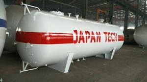 Q345R 10MT Horizontal LPG Tank , 20000 Liters Propane Gas Storage Tank