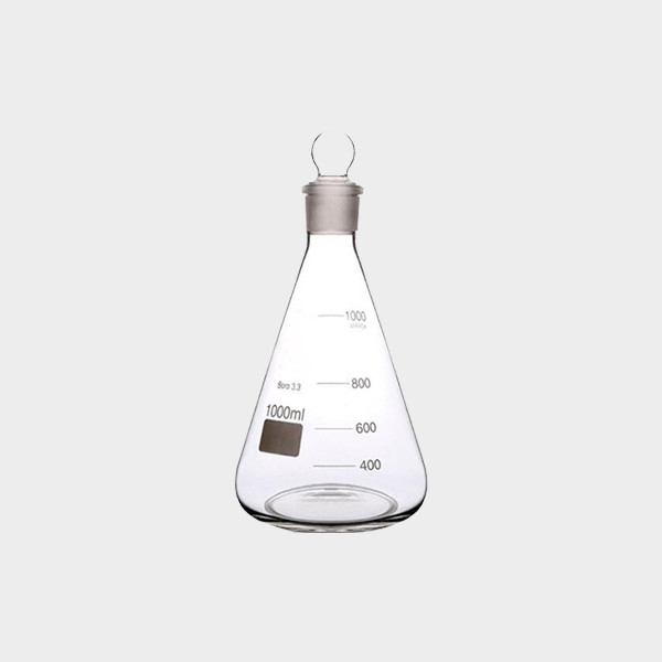 OEM Lab Testing Equipments BORO3.3 Borosilicate Conical Flask