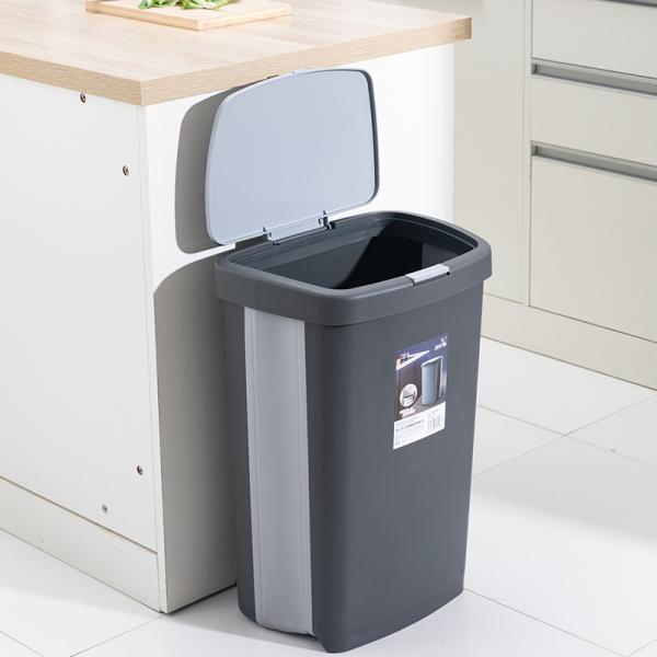 5ltr 6ltr 8ltr Collapsible Plastic Trash Can Household Waste Bin With Lid