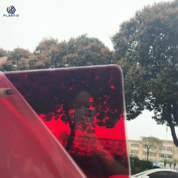 OEM ODM Color Cast Acrylic Plastic Sheet With 100% Virgin MMA Raw Material