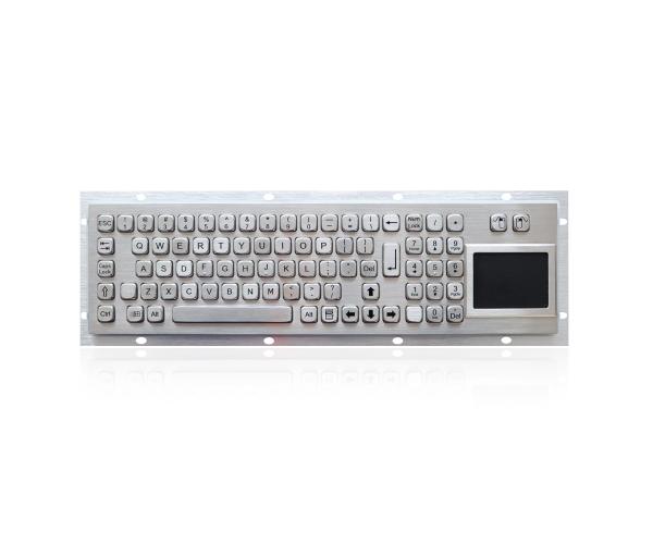 Quality Industrial Metal Keyboard With Touchpad With USB Or PS2 Interface for sale