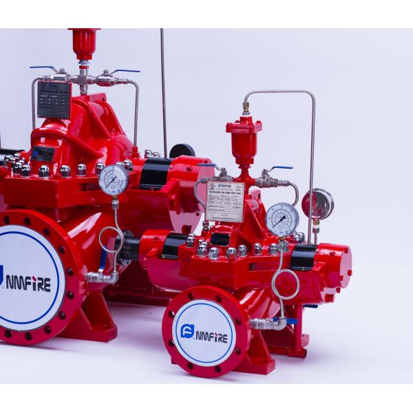 NM Fire Diesel Engine Driven Fire Pump Ductile Cast Iron Casing 200 GPM 185 PSI