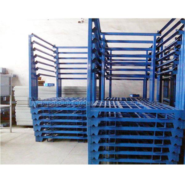 Warehouse portable stacking adjustable metal tire rack storage system